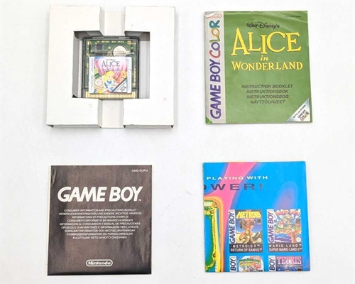 Alice in Wonderland - Komplet I Æske - GameBoy Color spil (B Grade) (Genbrug)